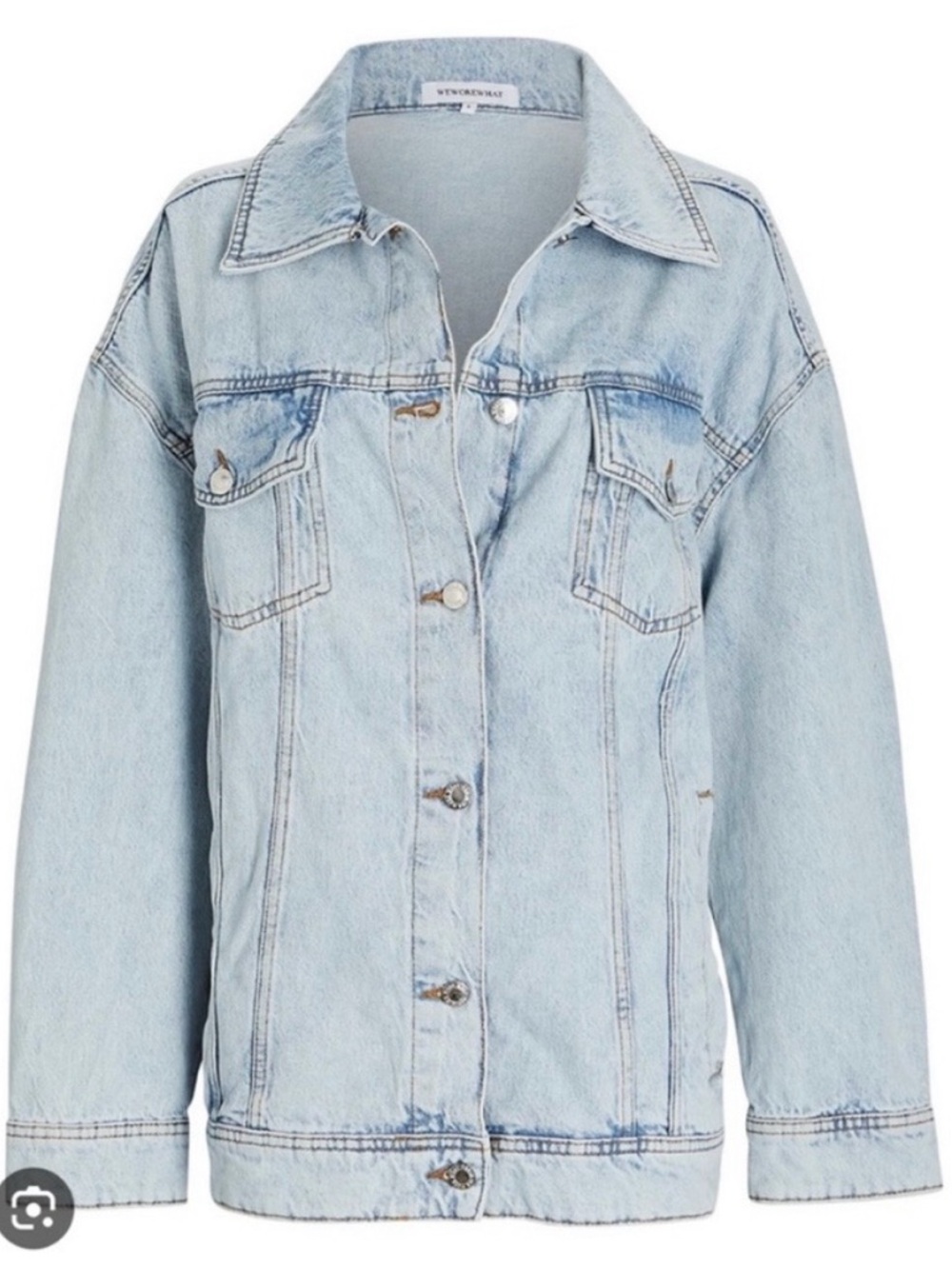WeWoreWhat Light Wash Denim Jacket